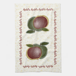 Shiny Äpfel (gesprenkelt) Geschirrtuch