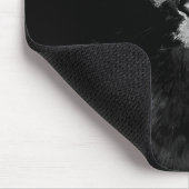 Shiny Black Cat Mousepad (Ecke)