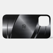 Shiny Black Design lackierte Aluminium-Optik Case-Mate iPhone Hülle (Rückseite (Horizontal))