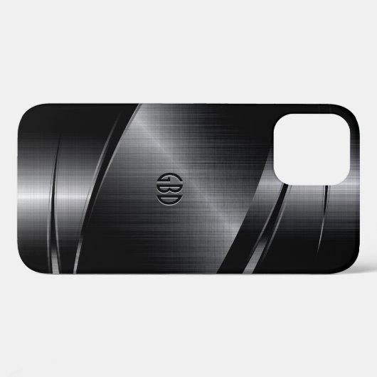 Shiny Black Design lackierte Aluminium-Optik Case-Mate iPhone Hülle (Rückseite (Horizontal))