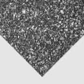 Shiny Black Glitzer Seidenpapier (Ausschnitt)