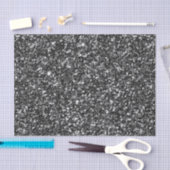 Shiny Black Glitzer Seidenpapier (Handwerk)