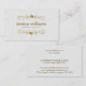 Shiny Bläserrahmen mit Herz und Weiß Visitenkarte (Vorne/Hinten)