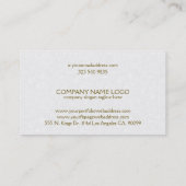 Shiny Bläserrahmen mit Herz und Weiß Visitenkarte (Rückseite)