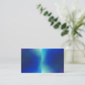 Shiny Blue Business Card Visitenkarte (Stehend Vorderseite)
