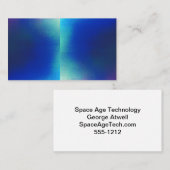 Shiny Blue Business Card Visitenkarte (Vorne/Hinten)