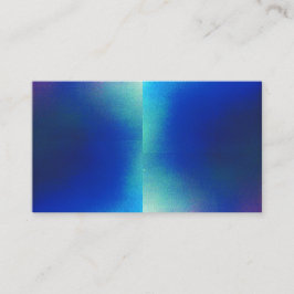 Shiny Blue Business Card Visitenkarte