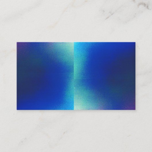 Shiny Blue Business Card Visitenkarte (Vorderseite)