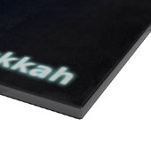 Shiny Blue Chanukkah Menorah Schneidebrett (Ecke)