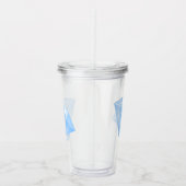 Shiny Blue Diamond Carat Acryltrinkbecher (Rechts)