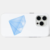Shiny Blue Diamond Carat Case-Mate iPhone Hülle (Rückseite (Horizontal))