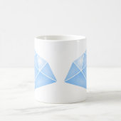 Shiny Blue Diamond Carat Kaffeetasse (Mittel)