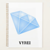 Shiny Blue Diamond Carat Planer (Vorderseite)