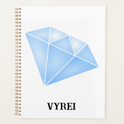 Shiny Blue Diamond Carat Planer (Vorderseite)