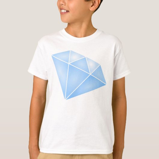 Shiny Blue Diamond Carat T-Shirt (Vorderseite)