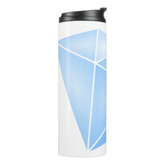 Shiny Blue Diamond Carat Thermosbecher (Nach links gedreht)