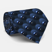 Shiny Blue Dreidel Krawatte (Gerollt)