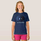 Shiny Blue Dreidel T-Shirt (Vorne ganz)
