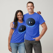 Shiny Blue Dreidel T-Shirt (Unisex)