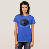 Shiny Blue Dreidel T-Shirt (Vorne ganz)