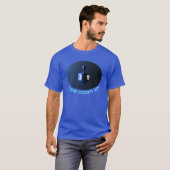 Shiny Blue Dreidel T-Shirt (Vorne ganz)