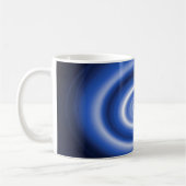 Shiny Blue Spiralmuster Kaffeetasse (Links)