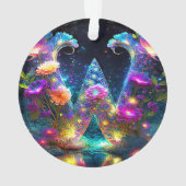 Shiny Blumenbrief W Ornament (Rückseite)