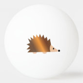 Shiny Brown Igel Tischtennisball (Rückseite)