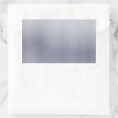 Shiny Brushed Aluminium texturiert Rechteckiger Aufkleber (Tasche)