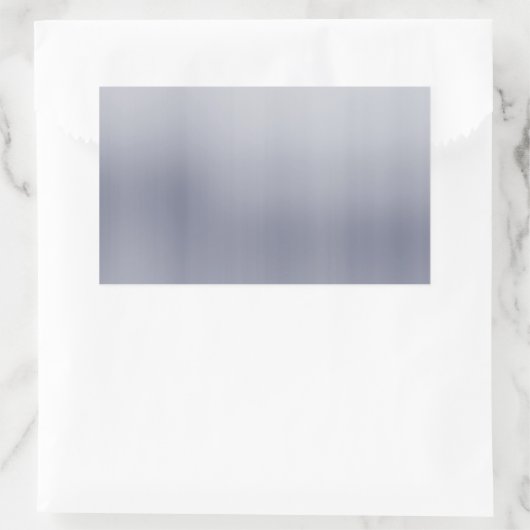 Shiny Brushed Aluminium texturiert Rechteckiger Aufkleber (Tasche)