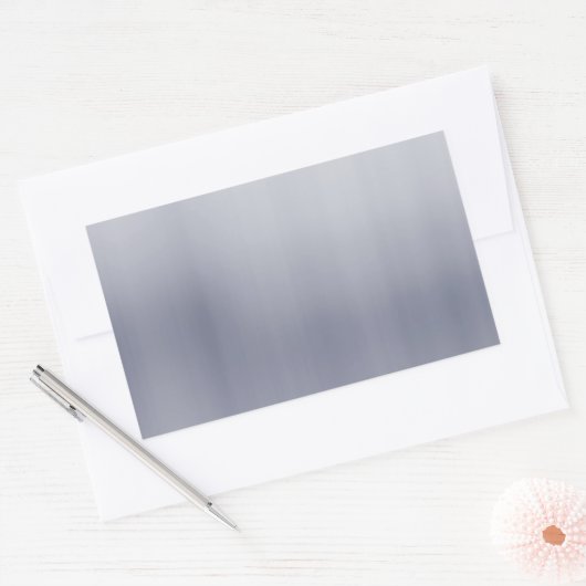 Shiny Brushed Aluminium texturiert Rechteckiger Aufkleber (Umschlag)