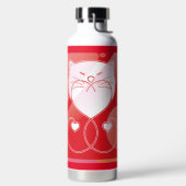 Shiny Cat Lover Button Trinkflasche (links)