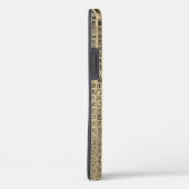 Shiny Champagne Gold Foil Plätze Case-Mate iPhone Hülle (Rückseite / Rechts)