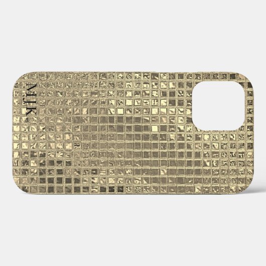 Shiny Champagne Gold Foil Plätze Case-Mate iPhone Hülle (Rückseite (Horizontal))