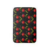 Shiny Cherries Pattern Badematte (Vorderseite Vertikal)