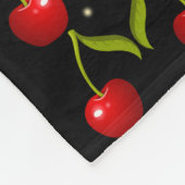 Shiny Cherries Pattern Fleecedecke (Ecke)