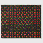 Shiny Cherries Pattern Geschenkpapier (Flach)