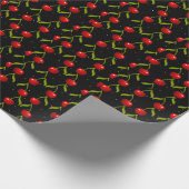 Shiny Cherries Pattern Geschenkpapier (Ecke)