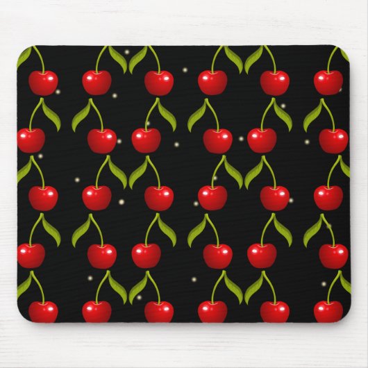 Shiny Cherries Pattern Mousepad (Vorne)