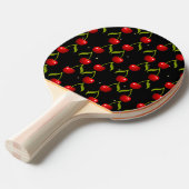 Shiny Cherries Pattern Tischtennis Schläger (Vorderseite)