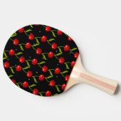 Shiny Cherries Pattern Tischtennis Schläger (Seitenansicht)
