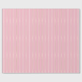 Shiny Chic Design Pink Gold Strickter Glamour Geschenkpapier (Flach)