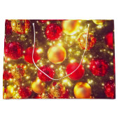 Shiny Christmas Ball Cluster Delight Große Geschenktüte (Vorderseite)