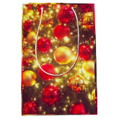 Shiny Christmas Ball Cluster Delight Mittlere Geschenktüte (Vorderseite)