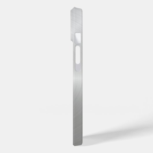 Shiny Circular Polished Metal Texture Case-Mate iPhone Hülle (Rückseite / Links)