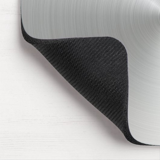Shiny Circular Polished Metal Texture Mousepad (Ecke)