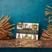 Shiny Collage Abschluss Keepake Desktop Plaque Fotoplatte (Seite)