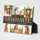 Shiny Collage Abschluss Keepake Desktop Plaque Fotoplatte (Seite)