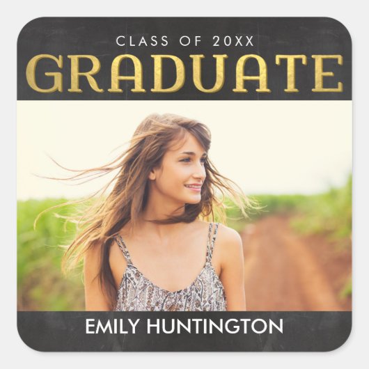 Shiny Collage Abschluss Stickers Umschlag Aufklebe (Vorderseite)