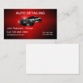 Shiny Cooles Auto mit modernen Visitenkarten Visitenkarte (Vorne/Hinten)